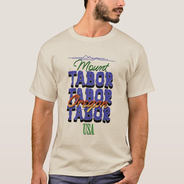Mount Tabor, Oregon T-Shirt (Front)