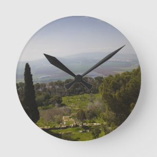 Mount Tabor, site of biblical transfiguration Round Clock