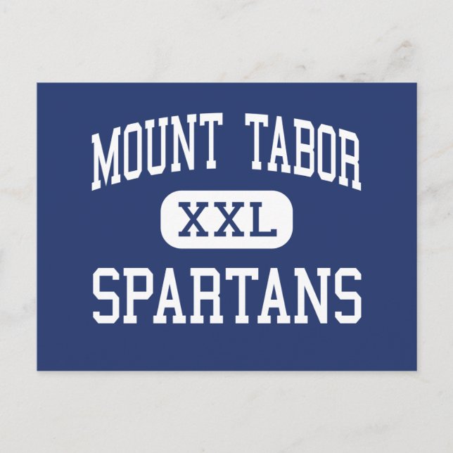 Mount Tabor - Spartans - High - Winston Salem Postcard (Front)