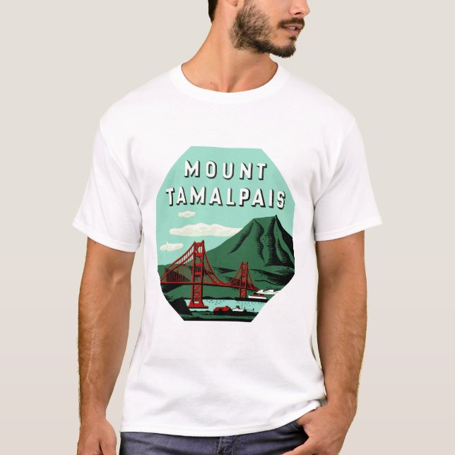 Mount Tamalpais Marin County T-Shirt (Front)