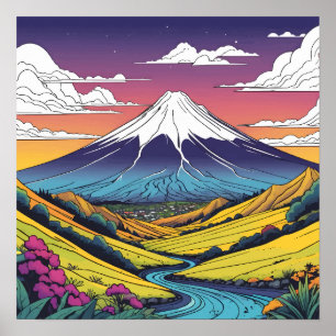 Mount Taranaki Poster
