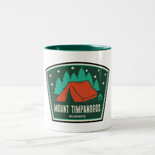 Mount Timpanogos Wilderness Utah Camping Two-Tone Coffee Mug