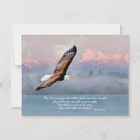 Mount Up With Wings Like Eagles Fine Art Blank