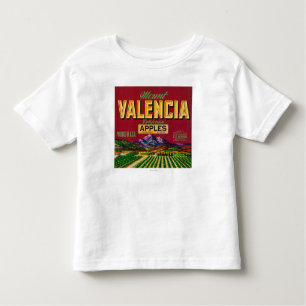 Mount Valencia Apple Label - Watsonville, CA Toddler T-Shirt
