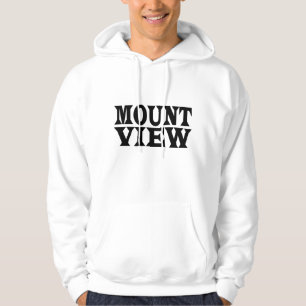 MOUNT VEIW text hoodie