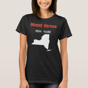 Mount Vernon New York USA State America Travel New T-Shirt