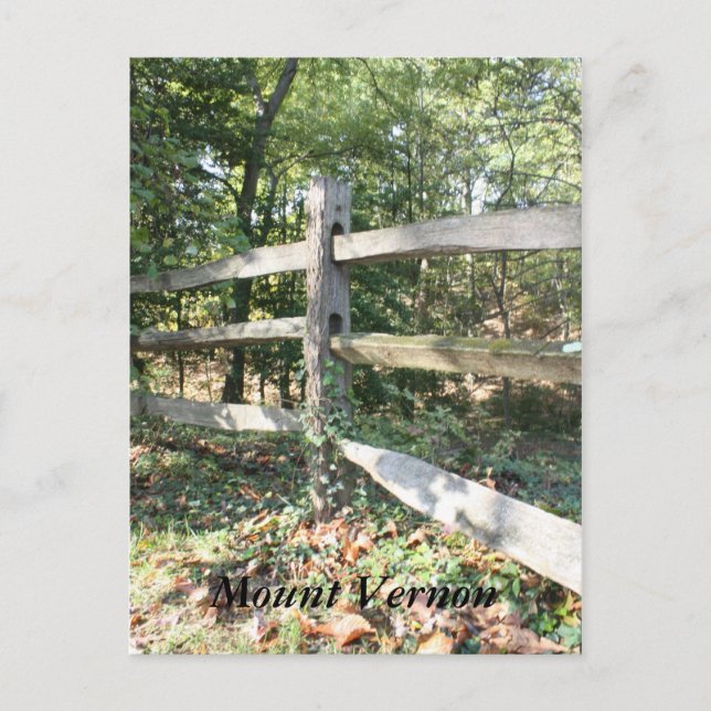 Mount Vernon Postcard (Front)