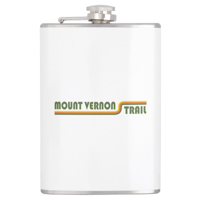 Mount Vernon Trail Hip Flask (Front)