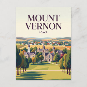Mount Vernon USA Postcard