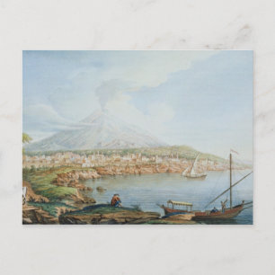Mount Vesuvius, plate 36 from 'Campi Phlegraei: Ob Postcard