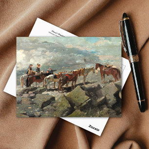 Mount Washington Horses Winslow Homer Postcard