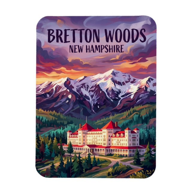 Mount Washington Hotel USA Magnet (Vertical)