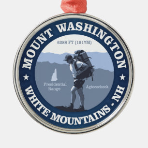 Mount Washington Metal Tree Decoration