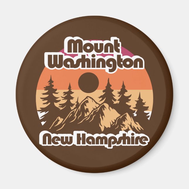 Mount Washington New Hampshire Magnet (Front)