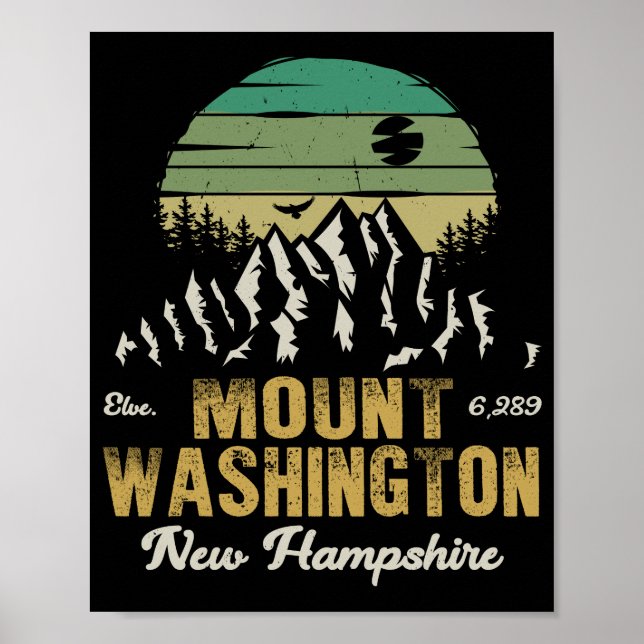 Mount Washington new Hampshire  Poster (Front)