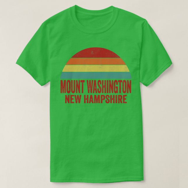 Mount Washington New Hampshire T-Shirt (Design Front)