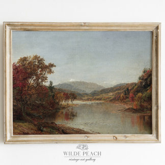 Mount Washington New Hampshire Vintage Painting  Poster