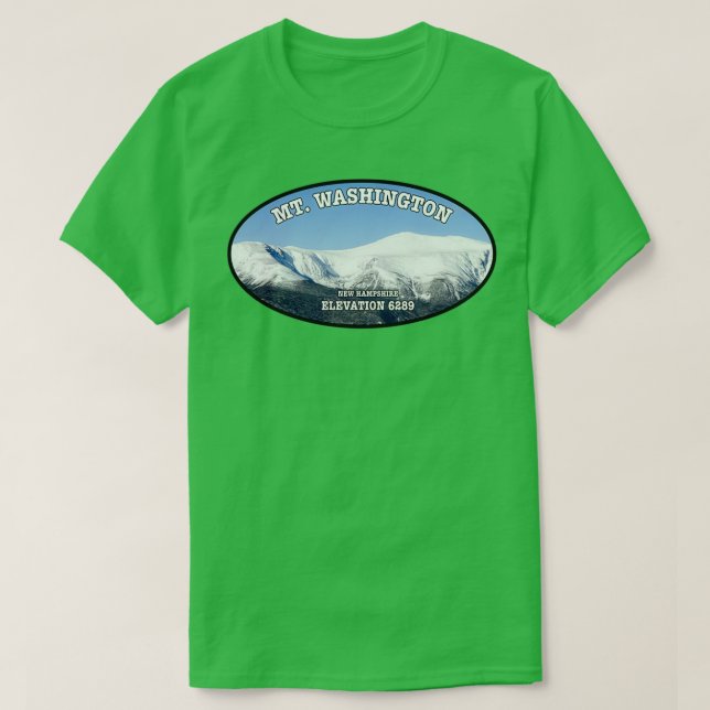 Mount Washington NH T-Shirt (Design Front)