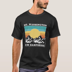 Mount Washington NH Vintage Sunset, Mt Washington T-Shirt