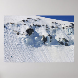 Mount Washington Tuckermans Ravine Skiier Poster