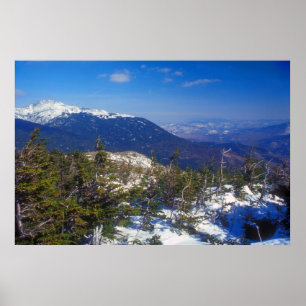 Mount Washington Winter Treeline View Poster