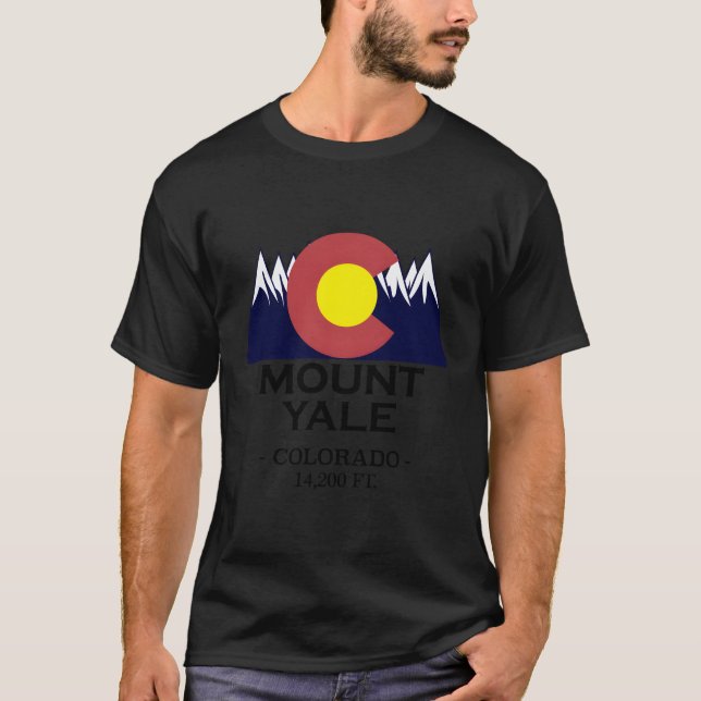 Mount Yale Colorado 14Er T-Shirt (Front)