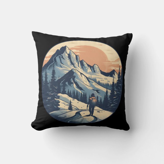 Mountain Adventure Cushion (Front)