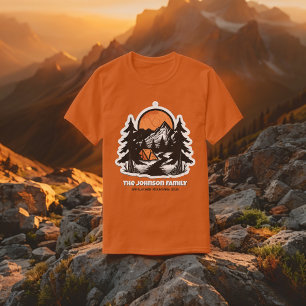 Mountain Adventure Custom Family Reunion T-Shirt