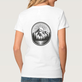 Mountain Adventure Logo | Camping Badge | Outdoor  T-Shirt