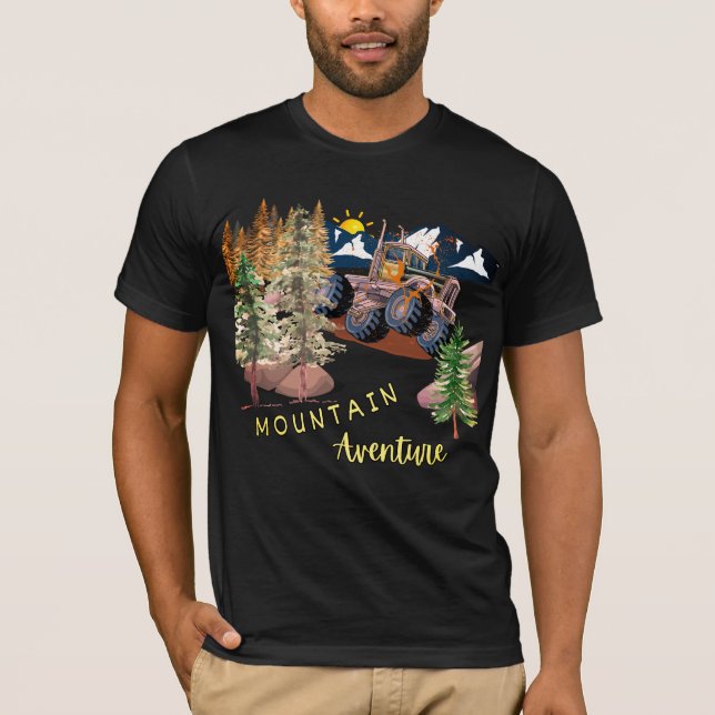 Mountain Adventure off-road expedition  T-Shirt (Front)