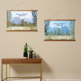 Mountain Alps Nature Sky Wood Topped Wall Tapestry