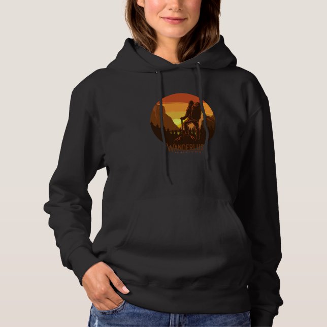 Mountain and Forest Scene  118 Hoodie (Front)