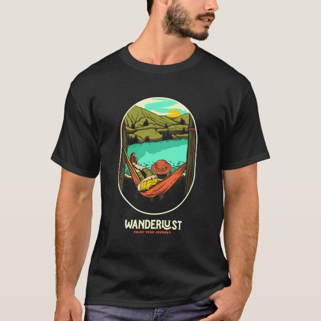 Mountain and Forest Scene  20 T-Shirt (Front)