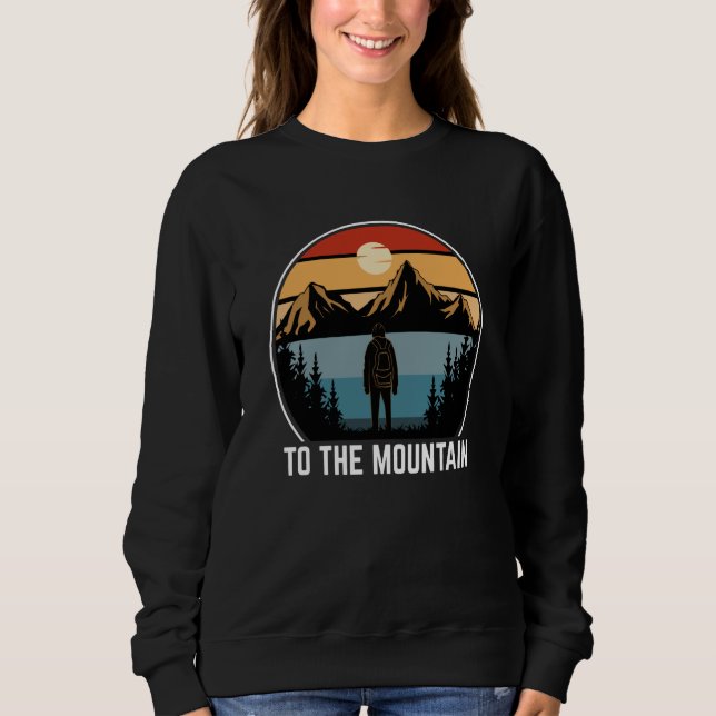 Mountain and Forest Scene  49 Sweatshirt (Front)