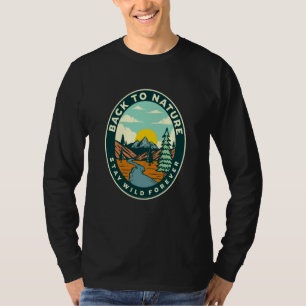 Mountain and Forest Scene  4 T-Shirt
