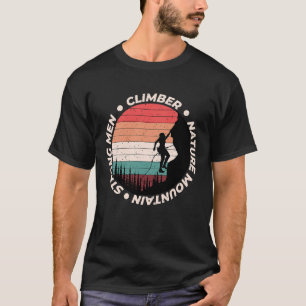 Mountain and Forest Scene Silhouette 169 T-Shirt