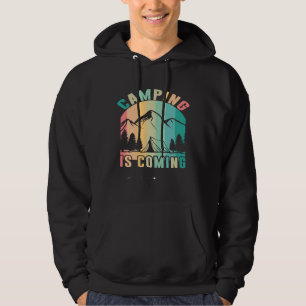 Mountain and Forest Scene Silhouette 50 Hoodie
