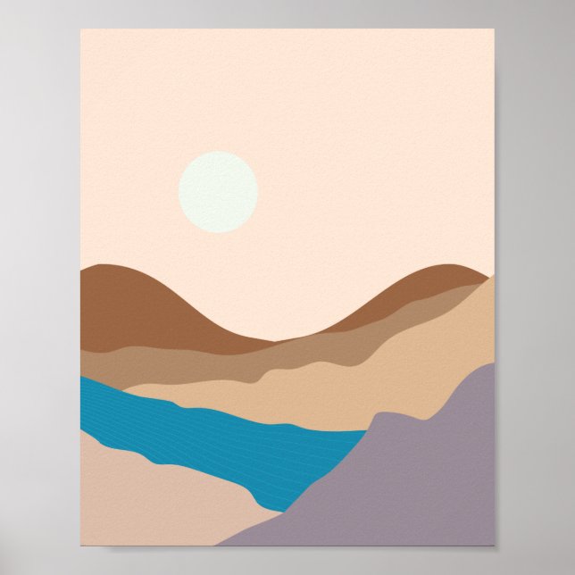 mountain  art  poster (Front)