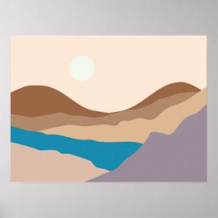 mountain  art poster
