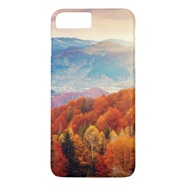 Mountain autumn forest landscape Case-Mate iPhone case (Back)