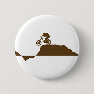 Mountain Bike 6 Cm Round Badge