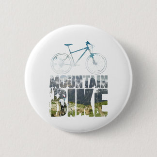 Mountain Bike 6 Cm Round Badge