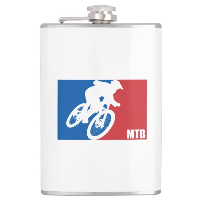 Mountain Bike All-Star Hip Flask (Front)