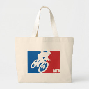 Mountain Bike All-Star Large Tote Bag