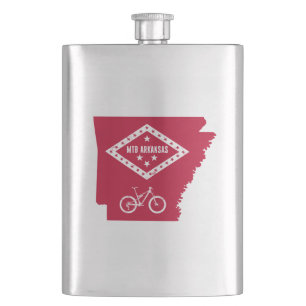 Mountain Bike Arkansas Hip Flask
