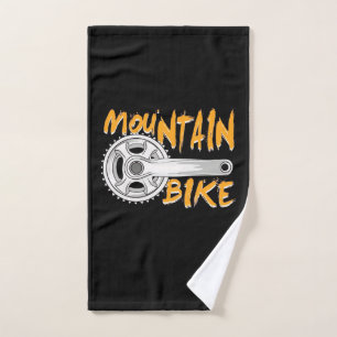 Mountain Bike Art Hand Towel