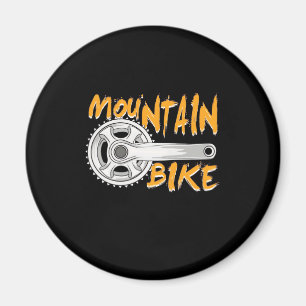 Mountain Bike Art Magnet