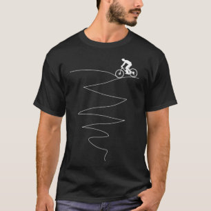 Mountain Bike biker downhill bmx cyclist childbirt T-Shirt