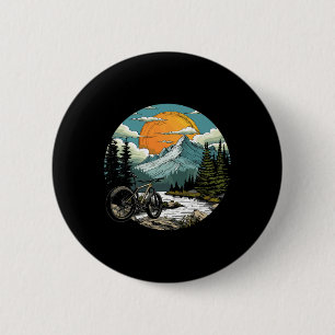 Mountain Bike - Biking Biker Mtb _1 6 Cm Round Badge