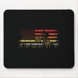 Mountain Bike Biking Biker Tee Gifts For Men Fathe Mouse Pad